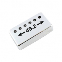 Capot humbucker silver nickel 6 trous 49,2mm chrome