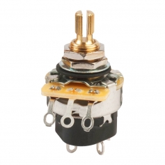 Potentiomètre push pull CTS SPST 500k log cranté