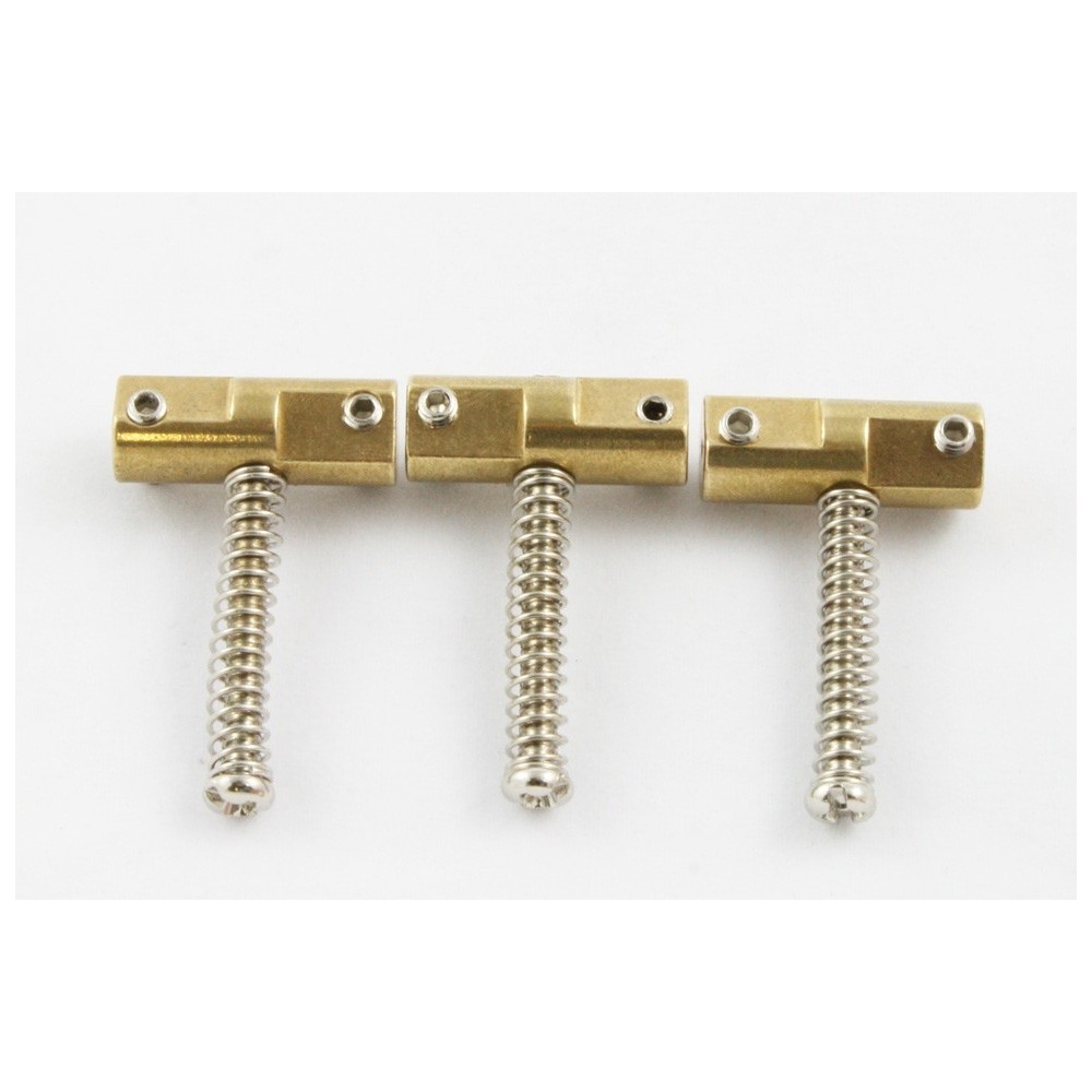 Wilkinson WTBS Chevalet Vintage Telecaster Court 3 Pontets Laiton pour Humbucker Tele Style ou Guitare électrique Vintage Chrome