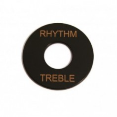 Plaque rhythm & treble LesPaul noir