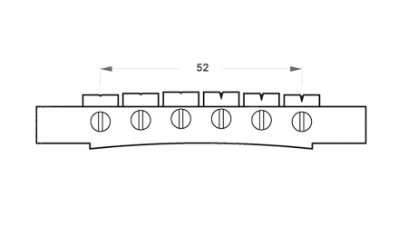 Entraxe corde Tune O Matic LesPaul CV-010